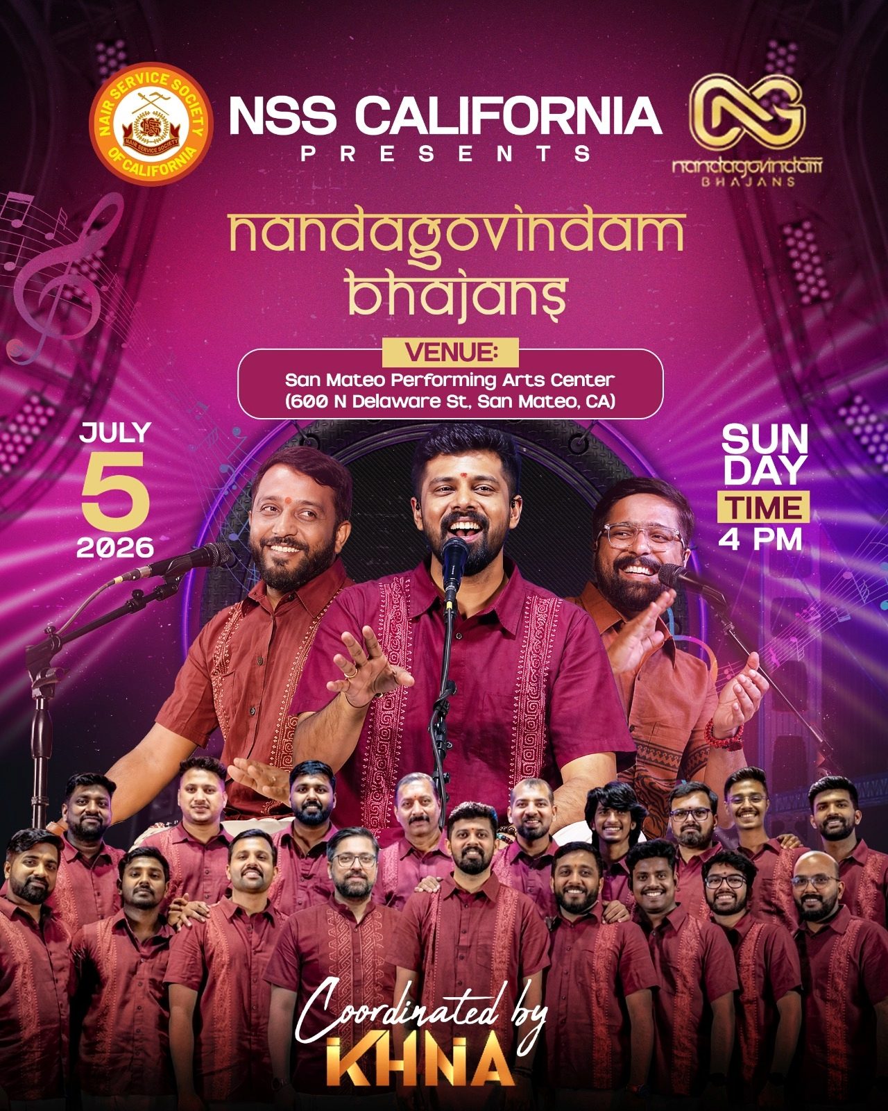 Nandagovindam Live In Bay Area